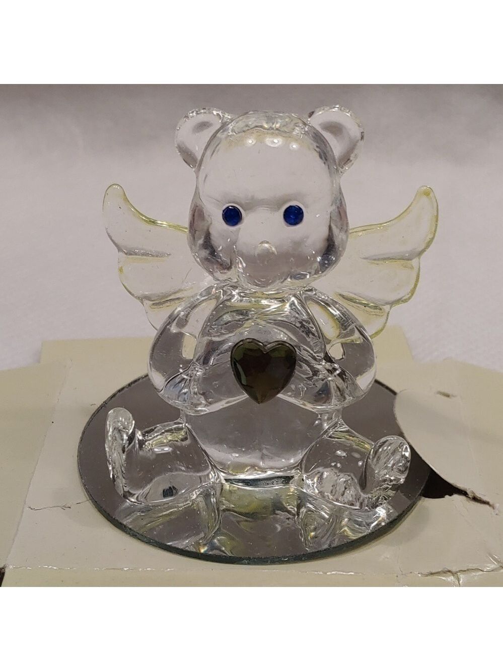 𝅺Birth Stone Bear August w/Wings & Blue Eyes